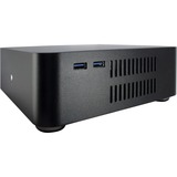 Inter-Tech ITX A60 Mini Tower Nero 60 W, Case HTPC Nero, Mini Tower, PC, Nero, ITX, Alluminio, 4 cm