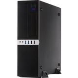 Inter-Tech IT-503 Mini Tower Nero Nero, Mini Tower, PC, Nero, Mini-ITX, uATX, Metallo, Casa/ufficio