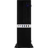 Inter-Tech IT-503 Mini Tower Nero, Chassis Tower Nero, Mini Tower, PC, Nero, Mini-ITX, uATX, Metallo, Casa/ufficio