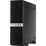 Inter-Tech IT-503 Mini Tower Nero, Chassis Tower Nero, Mini Tower, PC, Nero, Mini-ITX, uATX, Metallo, Casa/ufficio