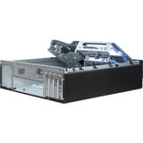 Inter-Tech IT-503 Mini Tower Nero, Chassis Tower Nero, Mini Tower, PC, Nero, Mini-ITX, uATX, Metallo, Casa/ufficio
