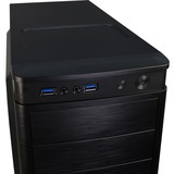 Inter-Tech IT-5905 Midi Tower Nero Nero, Midi Tower, PC, Nero, ATX, micro ATX, Casa/ufficio, 35,5 cm