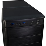 Inter-Tech IT-5905 Midi Tower Nero, Chassis Tower Nero, Midi Tower, PC, Nero, ATX, micro ATX, Casa/ufficio, 35,5 cm