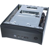 Inter-Tech MW-01 II Mini Tower Nero Nero, Mini Tower, PC, Nero, ITX, 4 cm, CE