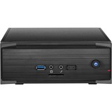 Inter-Tech MW-01 II Mini Tower Nero, Case HTPC Nero, Mini Tower, PC, Nero, ITX, 4 cm, CE