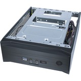 Inter-Tech MW-01 II Mini Tower Nero, Case HTPC Nero, Mini Tower, PC, Nero, ITX, 4 cm, CE