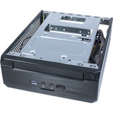 Inter-Tech MW-02 II Mini Tower Nero, Case HTPC Nero, Mini Tower, PC, Nero, ITX, 4 cm, CE