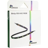 Inter-Tech RS-042 RGB Universale Kit di illuminazione per case del computer, Striscia LED Nero, Universale, Kit di illuminazione per case del computer, Nero, Blu, Verde, Rosso, 3-pin, 10 mm