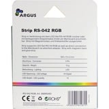 Inter-Tech RS-042 RGB Universale Kit di illuminazione per case del computer, Striscia LED Nero, Universale, Kit di illuminazione per case del computer, Nero, Blu, Verde, Rosso, 3-pin, 10 mm