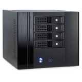 Inter-Tech SC-4004 Small Form Factor (SFF) Nero Nero, Small Form Factor (SFF), PC, Nero, Mini-ITX, Acciaio, Attività, HDD, Potenza