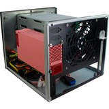 Inter-Tech SC-4004 Small Form Factor (SFF) Nero Nero, Small Form Factor (SFF), PC, Nero, Mini-ITX, Acciaio, Attività, HDD, Potenza