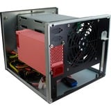 Inter-Tech SC-4004 Small Form Factor (SFF) Nero, Chassis Tower Nero, Small Form Factor (SFF), PC, Nero, Mini-ITX, Acciaio, Attività, HDD, Potenza