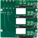 Inter-Tech SC-4100 Supporto Nero Nero, Supporto, Server, Nero, Mini-ITX, Acciaio, 1U