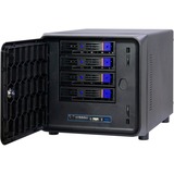 Inter-Tech SC-4100 Supporto Nero, Alloggio a cubo Nero, Supporto, Server, Nero, Mini-ITX, Acciaio, 1U