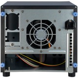 Inter-Tech SC-4100 Supporto Nero, Alloggio a cubo Nero, Supporto, Server, Nero, Mini-ITX, Acciaio, 1U