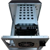 Inter-Tech SC-4100 Supporto Nero, Alloggio a cubo Nero, Supporto, Server, Nero, Mini-ITX, Acciaio, 1U
