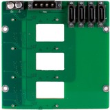 Inter-Tech SC-4100 Supporto Nero, Alloggio a cubo Nero, Supporto, Server, Nero, Mini-ITX, Acciaio, 1U