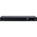 Inter-Tech SW-0816 unità di distribuzione dell'energia (PDU) 8 presa(e) AC Nero Nero, Acciaio, Nero, LED, 8 presa(e) AC, Accoppiatore C13, Accoppiatore C20