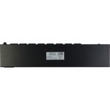 Inter-Tech SW-1081 unità di distribuzione dell'energia (PDU) 8 presa(e) AC 1U Nero Nero, Commutate, 1U, Orizzontale, Acciaio inossidabile, Nero, LCD