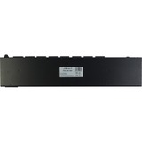 Inter-Tech SW-1081 unità di distribuzione dell'energia (PDU) 8 presa(e) AC 1U Nero, Ciabatta Nero, Commutate, 1U, Orizzontale, Acciaio inossidabile, Nero, LCD