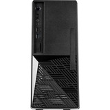 Inter-Tech S-703 Desktop Nero Nero, Desktop, PC, Nero, Mini-ATX, uATX, Acciaio, 11,5 cm