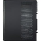 Inter-Tech S-703 Desktop Nero Nero, Desktop, PC, Nero, Mini-ATX, uATX, Acciaio, 11,5 cm