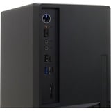 Inter-Tech S-703 Desktop Nero Nero, Desktop, PC, Nero, Mini-ATX, uATX, Acciaio, 11,5 cm