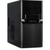 Inter-Tech TM-515 Micro Tower Nero, Chassis Tower Nero, Micro Tower, PC, Nero, uATX, Metallo, 36 cm