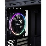 Inter-Tech X-908 Infini2 Tower Nero Nero, Tower, PC, Nero, ATX, ITX, micro ATX, Mini-ITX, Blu, Verde, Rosso, Ventole