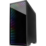 Inter-Tech X-908 Infini2 Tower Nero, Chassis Tower Nero, Tower, PC, Nero, ATX, ITX, micro ATX, Mini-ITX, Blu, Verde, Rosso, Ventole