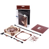 Noctua NF-A12X25 ULN sistema di raffreddamento per computer Case per computer Ventilatore 12 cm Beige, Marrone 1 pz, Ventola Ventilatore, 12 cm, 900 Giri/min, 1200 Giri/min, 12,1 dB, 55,7 m³/h