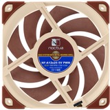 Noctua NF A12x25 5V PWM Case per computer Ventilatore 12 cm Beige, Rosso Ventilatore, 12 cm, 450 Giri/min, 2000 Giri/min, 22,6 dB, 102,1 m³/h