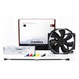 Noctua NF-A15 HS-PWM chromax.black.swap Case per computer Ventilatore Nero, Ventola Nero, Ventilatore, 300 Giri/min, 1500 Giri/min, 140,2 m³/h, Nero