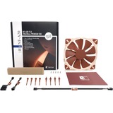 Noctua NF-A20 FLX Case per computer Ventilatore 20 cm Beige, Marrone crema/marrone, Ventilatore, 20 cm, 800 Giri/min, 18,1 dB, 146,9 m³/h, Beige, Marrone