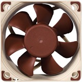 Noctua NF-A6x25 PWM Case per computer Ventilatore 6 cm Beige, Marrone Ventilatore, 6 cm, 550 Giri/min, 3000 Giri/min, 19,3 dB, 29,2 m³/h