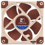 Noctua NF-A8 Case per computer Ventilatore 8 cm Beige, Marrone Ventilatore, 8 cm, 450 Giri/min, 2200 Giri/min, 17,7 dB, 55,5 m³/h