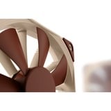 Noctua NF-F12 Case per computer Ventilatore 12 cm Beige, Marrone Ventilatore, 12 cm, 1500 Giri/min, 22,4 dB, 93,4 m³/h, Beige, Marrone