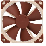 Noctua NF-F12 Case per computer Ventilatore 12 cm Beige, Marrone Ventilatore, 12 cm, 300 Giri/min, 1500 Giri/min, 22,4 dB, 93,4 m³/h