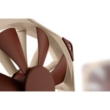 Noctua NF-F12 Case per computer Ventilatore 12 cm Beige, Marrone Ventilatore, 12 cm, 300 Giri/min, 1500 Giri/min, 22,4 dB, 93,4 m³/h