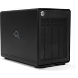 OWC ThunderBay 4 RAID array di dischi Tower Nero, Disk enclosure Nero, HDD, 3,9 kg, Tower, Nero