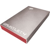 Patriot Gauntlet 4 Box esterno HDD/SSD Alluminio 2.5" argento, Box esterno HDD/SSD, 2.5", SATA, Seriale ATA II, Serial ATA III, 10 Gbit/s, Collegamento del dispositivo USB, Alluminio