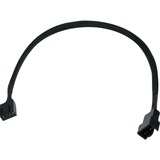 Phobya 30cm 4Pin PWM 0,3 m Nero, 0,3 m, 4-pin PWM, 4-pin PWM, Maschio, Femmina, Nero