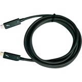 QNAP CAB-TBT305M-40G-LINTES 2 m 40 Gbit/s Nero, Cavo Nero, Maschio, Maschio, 2 m, Nero, 40 Gbit/s, 1 pz
