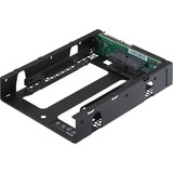 QNAP QDA-A2AR contenitore di unità di archiviazione Box esterno HDD/SSD Nero 2.5" Nero, Box esterno HDD/SSD, 2.5", Serial ATA III, 6 Gbit/s, Nero