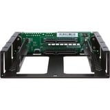 QNAP QDA-A2AR contenitore di unità di archiviazione Box esterno HDD/SSD Nero 2.5", Telaio di montaggio Nero, Box esterno HDD/SSD, 2.5", Serial ATA III, 6 Gbit/s, Nero
