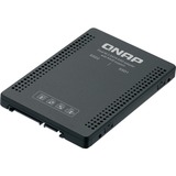 QNAP QDA-A2MAR contenitore di unità di archiviazione Box esterno SSD Nero M.2 Nero, Box esterno SSD, M.2, M.2, 6 Gbit/s, Nero