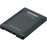 QNAP QDA-A2MAR contenitore di unità di archiviazione Box esterno SSD Nero M.2 Nero, Box esterno SSD, M.2, M.2, 6 Gbit/s, Nero