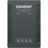 QNAP QDA-A2MAR contenitore di unità di archiviazione Box esterno SSD Nero M.2 Nero, Box esterno SSD, M.2, M.2, 6 Gbit/s, Nero