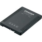 QNAP QDA-A2MAR contenitore di unità di archiviazione Box esterno SSD Nero M.2, Telaio di montaggio Nero, Box esterno SSD, M.2, M.2, 6 Gbit/s, Nero