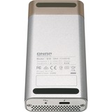 QNAP QNA-T310G1S scheda di interfaccia e adattatore SFP+, Scheda di rete Thunderbolt 3, SFP+, Femmina, Oro, Grigio, Attività, Collegamento, Potenza, 10 Gbit/s